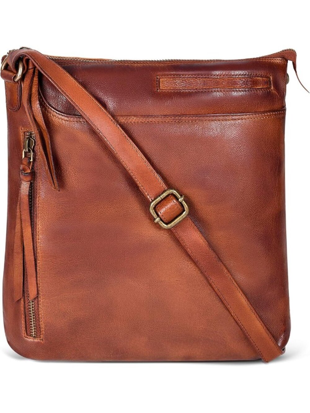 Stylish Genuine Leather Medium Crossbody Bag for Women - Versatile Handbag Purse